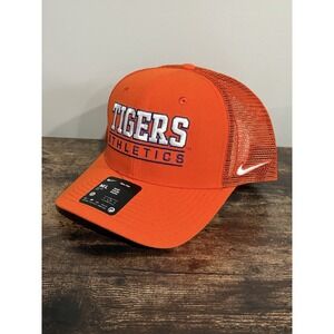 Nike Clemson Tigers Athletics Mens Hat Cap M/L Orange Snapback Adjustable NCAA‎